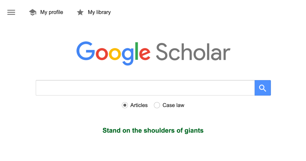 Zrzut Ekranu Google Scholar